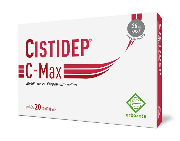 CISTIDEP C-MAX 20 COMPRESSE SENZA GLUTINE NATURALMENTE PRIVO DI LATTOSIO - Farmapre