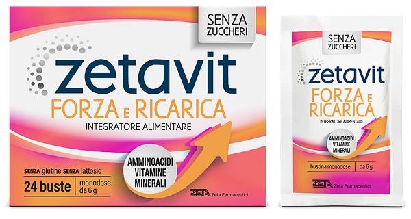 ZETAVIT FORZA E RICARICA 24 BUSTINE 6 G - Farmapre