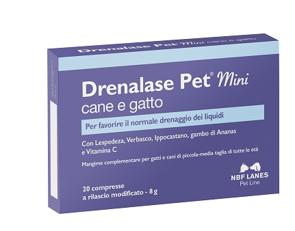 DRENALASE PET MINI CANE GATTO 20 COMPRESSE - Farmapre