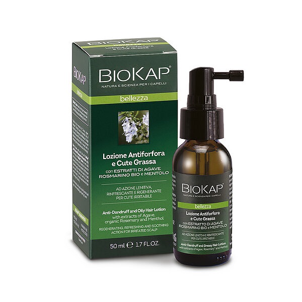 BIOKAP LOZIONE ANTIFORFORA E CUTE GRASSA NF 50 ML - Farmapre