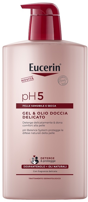 EUCERIN GEL & OLIO DOCCIA DELICATO 1 LITRO - Farmapre
