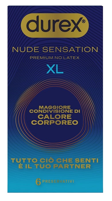 PRESERVATIVO DUREX NUDE SENSATION XL 6 PEZZI - Farmapre
