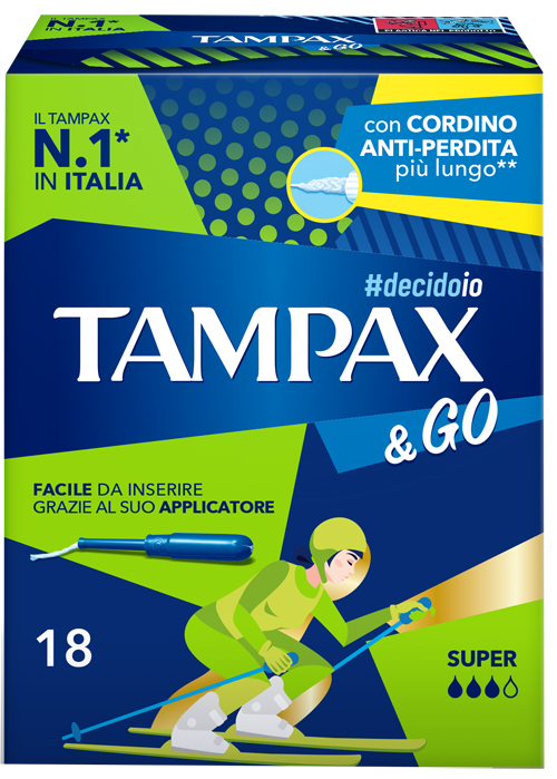 TAMPAX &GO SUPER 18 PEZZI - Farmapre