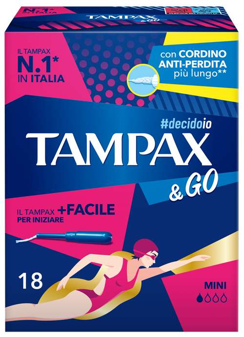 TAMPAX &GO MINI 18 PEZZI - Farmapre