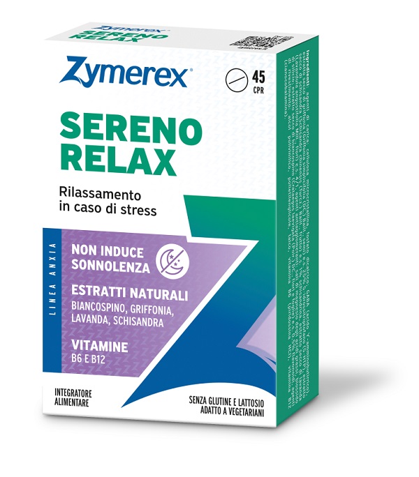 ZYMEREX SERENO RELAX 45 COMPRESSE SENZA GLUTINE SENZA LATTOSIO - Farmapre
