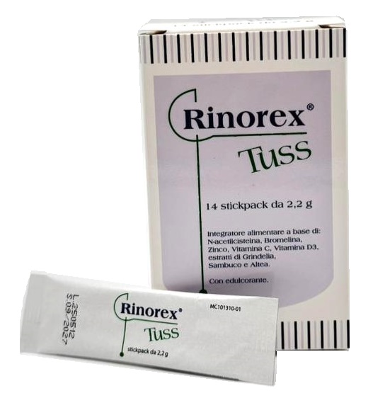 RINOREX TUSS 14 STICKPACK DA 2,2 G - Farmapre