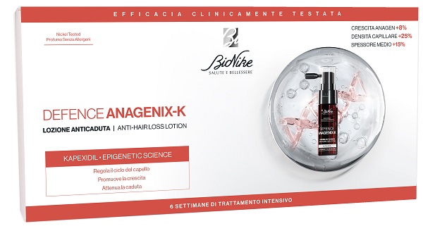 DEFENCE ANAGENIX K LOZIONE ANTI CADUTA 6 FLACONCINI 15 ML - Farmapre