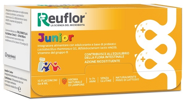 REUFLOR JUNIOR 10 FLACONCINI 8 ML - Farmapre