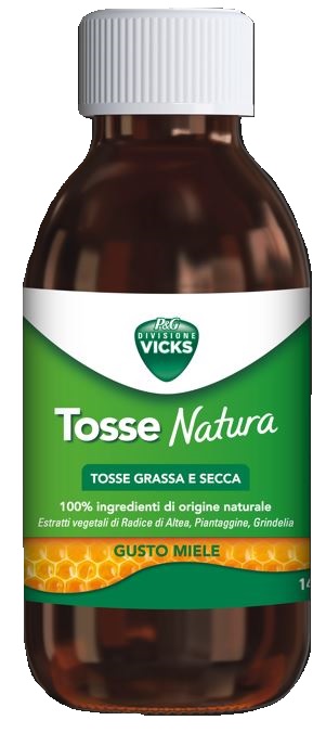 VICKS TOSSE NATURA TOSSE GRASSA E SECCA GUSTO MIELE 140 ML - Farmapre