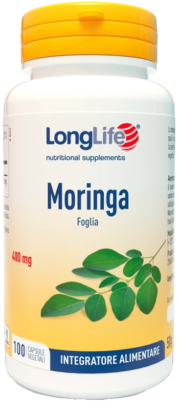 LONGLIFE MORINGA 400MG 100 CAPSULE - Farmapre