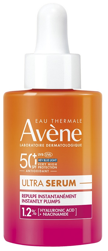 EAU THERMALE AVENE SOLARE ULTRA SIERO RIMPOLPA IMMEDIATAMENTE SPF50+ 30 ML - Farmapre