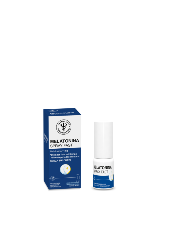 LFP MELATONINA FAST SPRAY 10 ML GUSTO MENTA SENZA ZUCCHERI SENZA GLUTINE - Farmapre