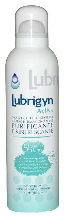 LUBRIGYN ACTIVA MOUSSE-GEL DETERGENTE 150 ML - Farmapre