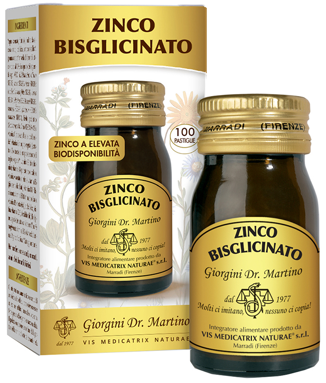ZINCO BISGLICINATO 100 PASTIGLIE - Farmapre
