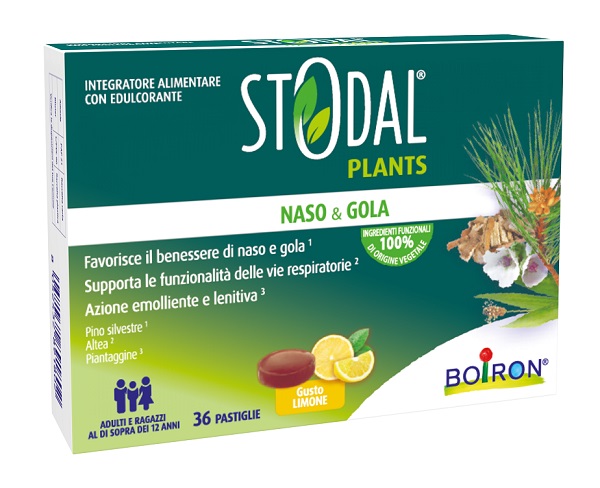 STODAL PLANTS LIMONE 36 PASTIGLIE SENZA GLUTINE NATURALMENTE PRIVO DI LATTOSIO - Farmapre