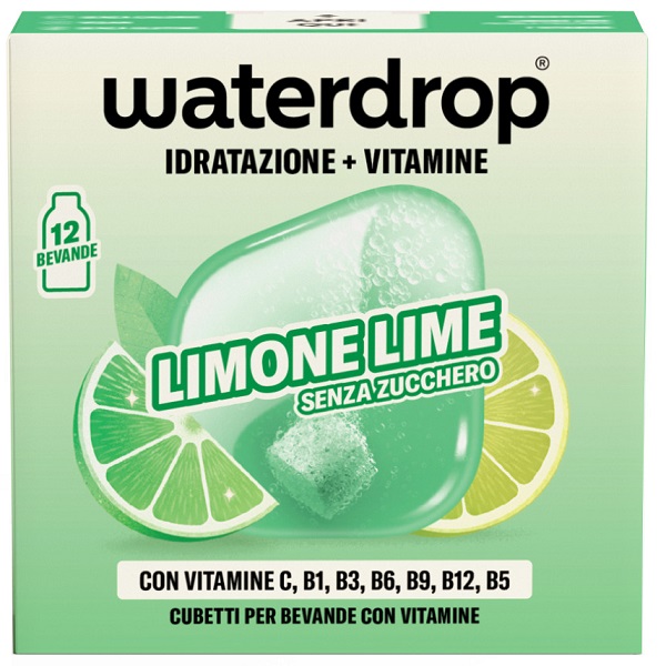 WATERDROP MICRODRINK LIME 12 CUBETTI - Farmapre