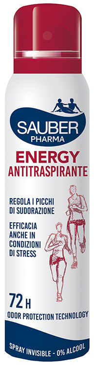 SAUBER DEO 72H ENERGY ANTITRASPIRANTE SPRAY 150 ML - Farmapre