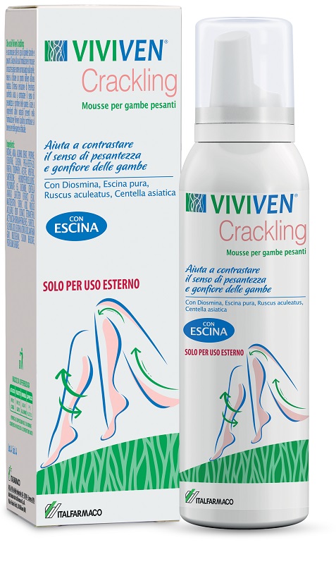 VIVIVEN CRACKLING MOUSSE GAMBE PESANTI 150 ML - Farmapre