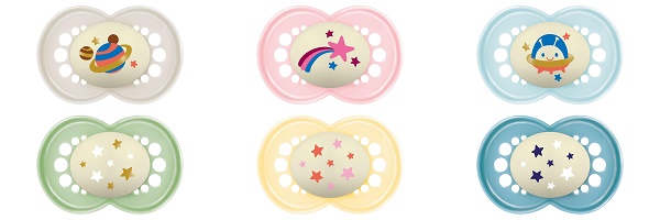 MAM SUCCHIETTO ORIGINAL NIGHT 6+ MESI SILICONE 2 PEZZI - Farmapre