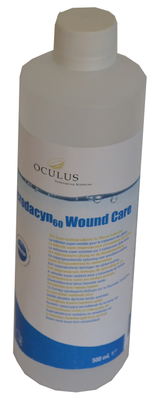 MEDICAZIONE STERILE SOLUZIONE SUPEROSSIDATA PER DETERSIONE FERITE MICRODACYN 60 WOUNDCARE 500 ML 1 PEZZO - Farmapre