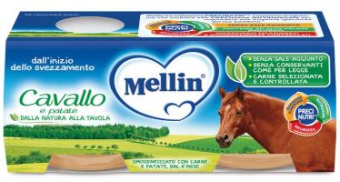 MELLIN OMOGENEIZZATO CAVALLO E PATATE 2 X 80 G - Farmapre