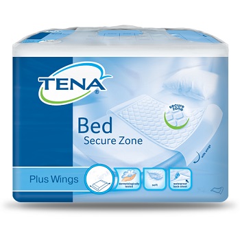 TRAVERSA PER INCONTINENZA TENA BED PLUS RIMBOCCABILE 80X180 CM PLUS 20 PEZZI - Farmapre