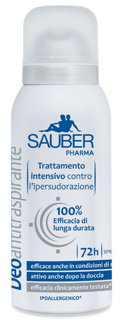 SAUBER ANTITRASPIRANTE 72 ORE SPRAY - Farmapre
