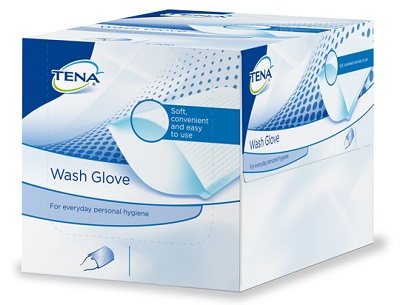 GUANTO PER IGIENE TENA WASH 50 PEZZI - Farmapre