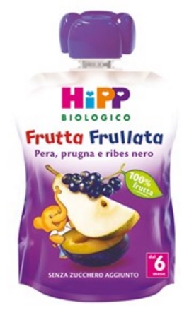 HIPP BIO FRUTTA FRULLATA PERA PRUGNA RIBES 90 G - Farmapre