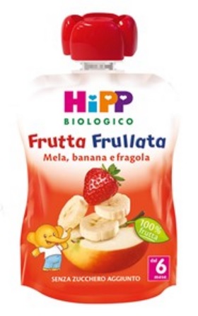 HIPP BIO FRUTTA FRULLATA MELA BANANA FRAGOLA 90 G - Farmapre
