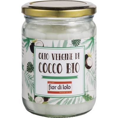FIOR DI LOTO OLIO VERGINE DI COCCO BIO 450 ML - Farmapre