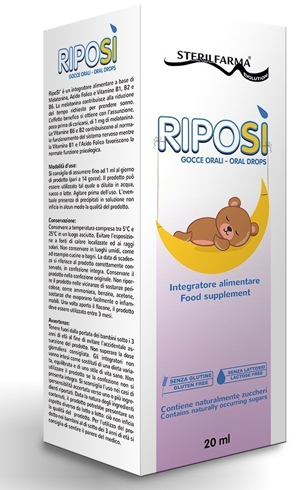RIPOSI' NOTTE GOCCE ORALI 20 ML - Farmapre