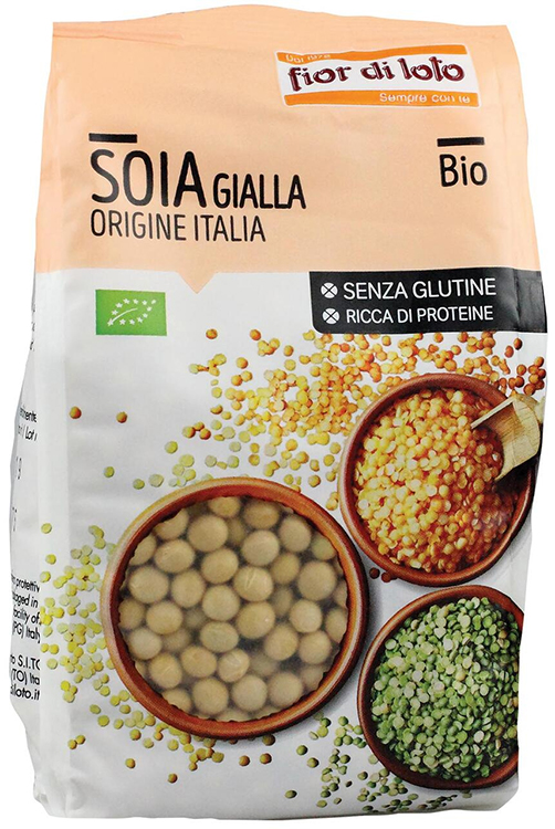 FIOR DI LOTO SOIA GIALLA ITALIA SENZA GLUTINE BIO 400 G - Farmapre