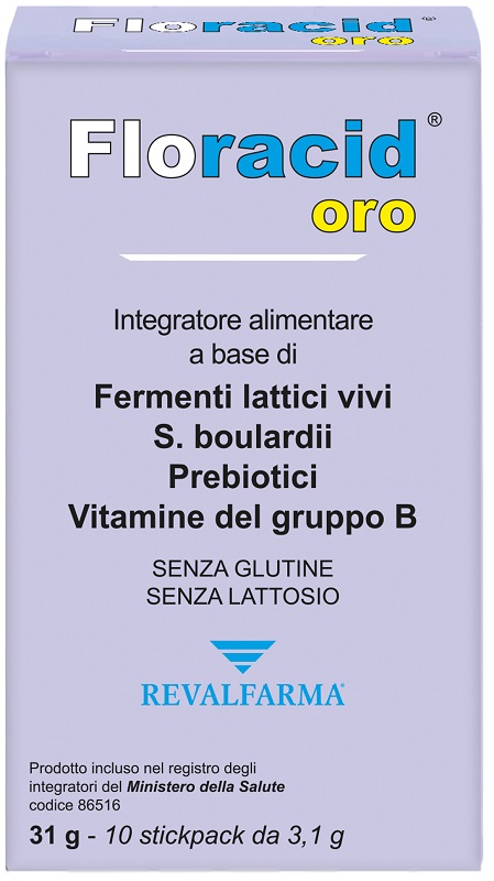 FLORACID OROSOLUBILE 10 STICKPACK - Farmapre