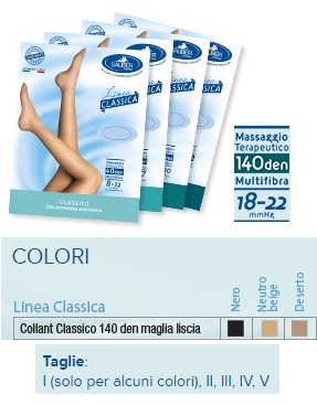 SAUBER COLLANT 140 DENARI MAGLIA LISCIA NEUTRO BEIGE 3 LINEA CLASSICA - Farmapre