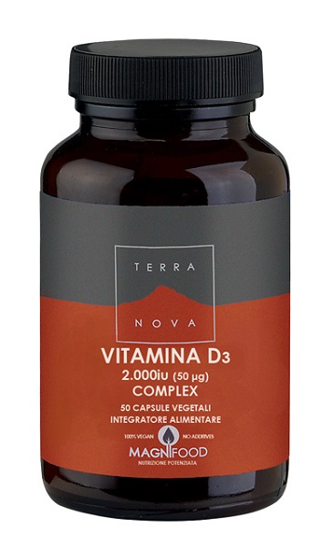 TERRANOVA COMPLESSO DI VITAMINA D3 2000 IU (50UG) 50 CAPSULE - Farmapre
