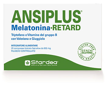 ANSIPLUS RETARD MELATONINA 20 COMPRESSE BISTRATO FAST SLOW 955 MG - Farmapre