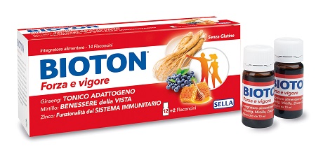 BIOTON GINSENG FORZA VIG 14 FLACONCINI - Farmapre