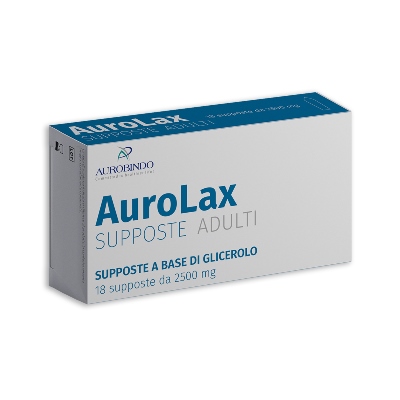 SUPPOSTE AUROLAX GLICEROLO 2500 MG 18 SUPPOSTE - Farmapre