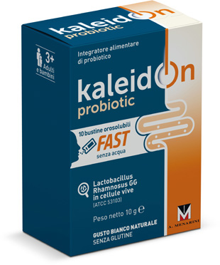 KALEIDON PROBIOTIC FAST BIANCO NATURALE 10 BUSTE OROSOLUBILI - Farmapre