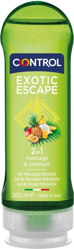 CONTROL GEL PER MASSAGGI EXOTIC ESCAPE 200 ML - Farmapre