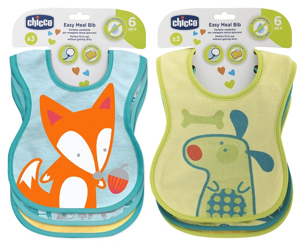 CHICCO BAVAGLINE PAPPA 6M+ 3PZ NEUTRE - Farmapre