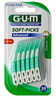 GUM SOFTPICKS ADVANCE SCOVOLINO LARGE GOMMA 30 PEZZI - Farmapre