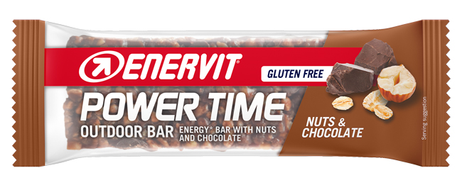 ENERVIT POWER TIME BARRETTA SENZA GLUTINE AL CIOCCOLATO 1 PEZZO - Farmapre