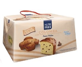 NUTRIFREE COLOMBA CON GOCCE DI CIOCCOLATO SENZA LATTOSIO 550 G - Farmapre