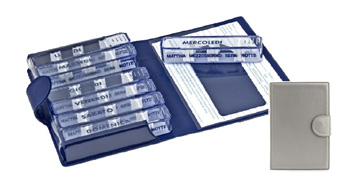 PORTAPILLOLE SETTIMANALE MEDIDOS SILVER APERTURA/CHIUSA IN VELCRO 10,5X15,5X2,5 CM - Farmapre