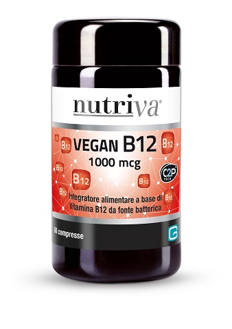 NUTRIVA VEGAN B12 60 COMPRESSE 1000MCG - Farmapre