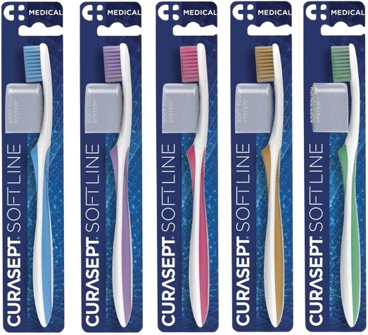 SPAZZOLINO CURASEPT SOFT MEDICAL LILLA - Farmapre