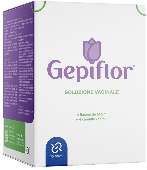 SOLUZIONE VAGINALE GEPIFLOR 4 FLACONI DA 140 ML - Farmapre