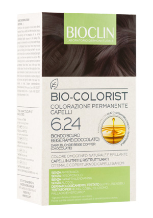 BIOCLIN BIO COLORIST 6,24 BIONDO SCURO BEIGE RAME - Farmapre